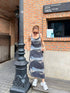 Tie Dye Sleeveless Long Slip Dresses